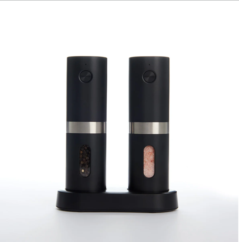 Rechargeable Salt and Pepper Mill Set by Sharper Image