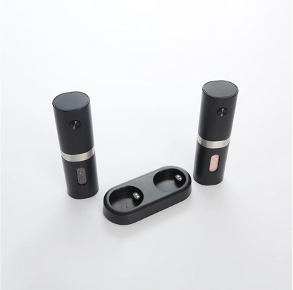 Rechargeable Salt and Pepper Mill Set by Sharper Image