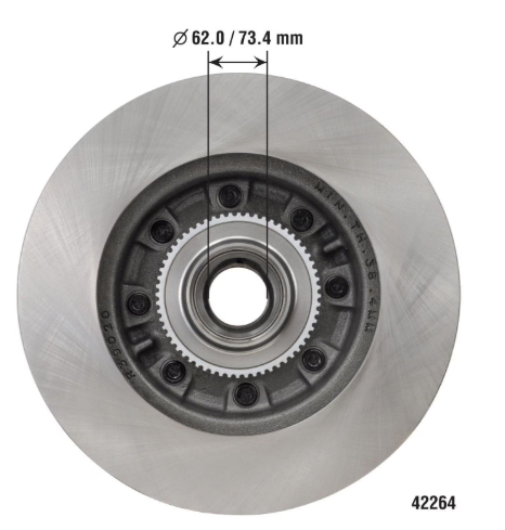 Duralast Disc Brake Rotor and Hub Assembly 42264