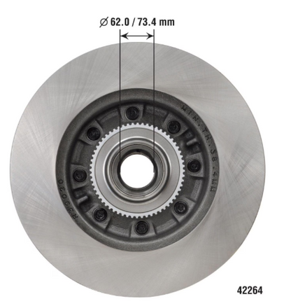 Duralast Disc Brake Rotor and Hub Assembly 42264