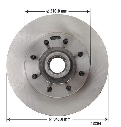 Duralast Disc Brake Rotor and Hub Assembly 42264